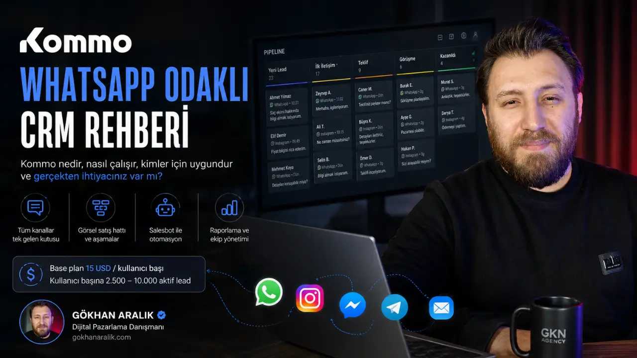 Kommo Nedir WhatsApp ile Satış Yapanlar İçin CRM Rehberi